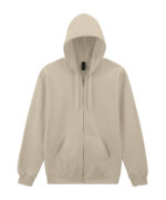 Softstyle™ midweight fleece adult full-zip hooded sweatshirt - Image 11