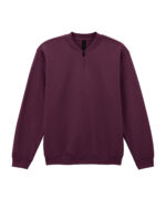 Softstyle™ midweight adult fleece 1/4-zip sweatshirt - Image 3