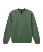 Softstyle™ midweight adult fleece 1/4-zip sweatshirt - Image 4