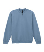 Softstyle™ midweight adult fleece 1/4-zip sweatshirt - Image 10