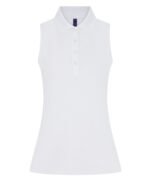 Women’s sleeveless Coolplus® polo shirt - Image 3