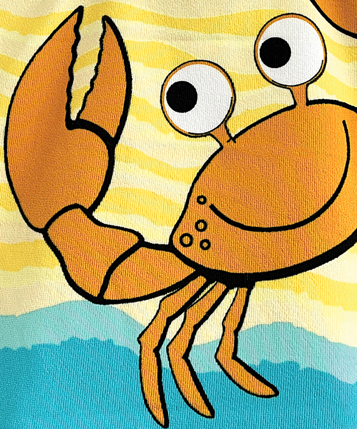 HL007_Crab_FT Toddler microfibre changing robe - Image 1