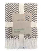Recycled mixed-fabric throw - Image 2