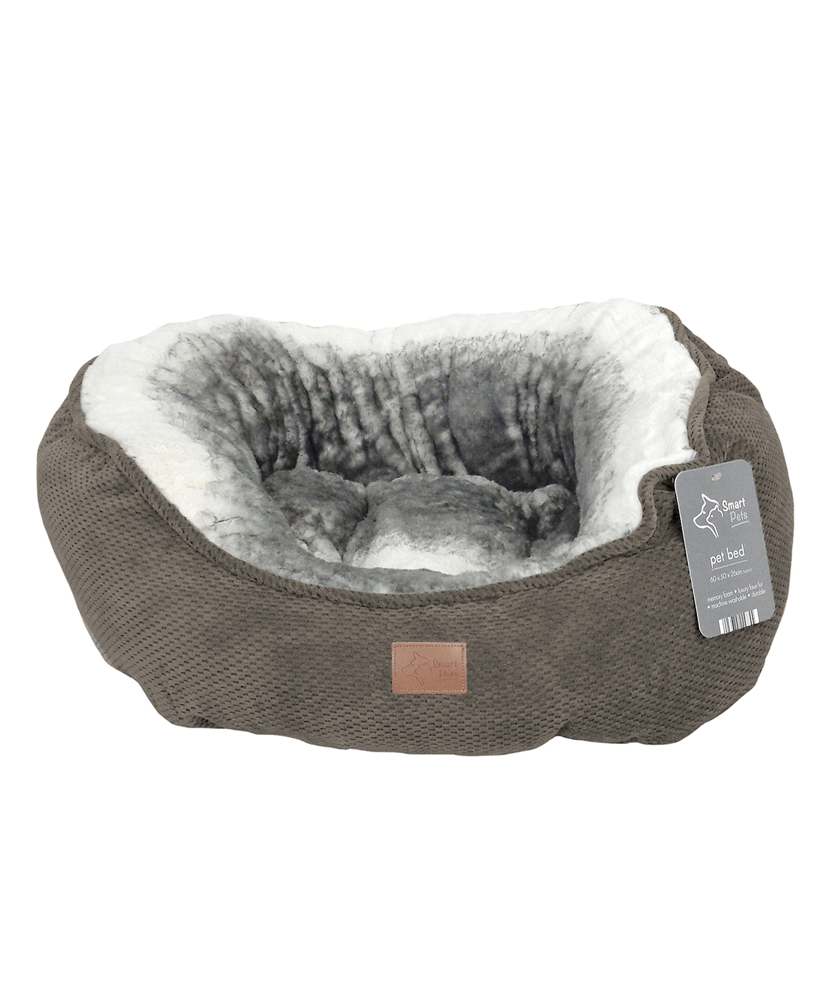 HL234_Grey_FT Dog butterfly bed - Image 1