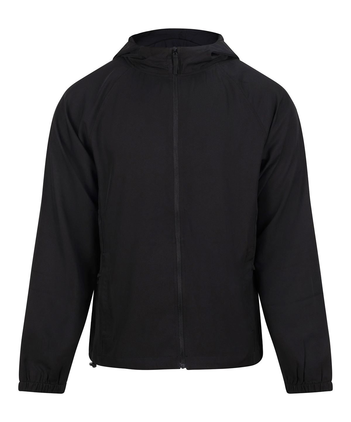 JC282_JetBlack_FT Active track jacket - Image 1