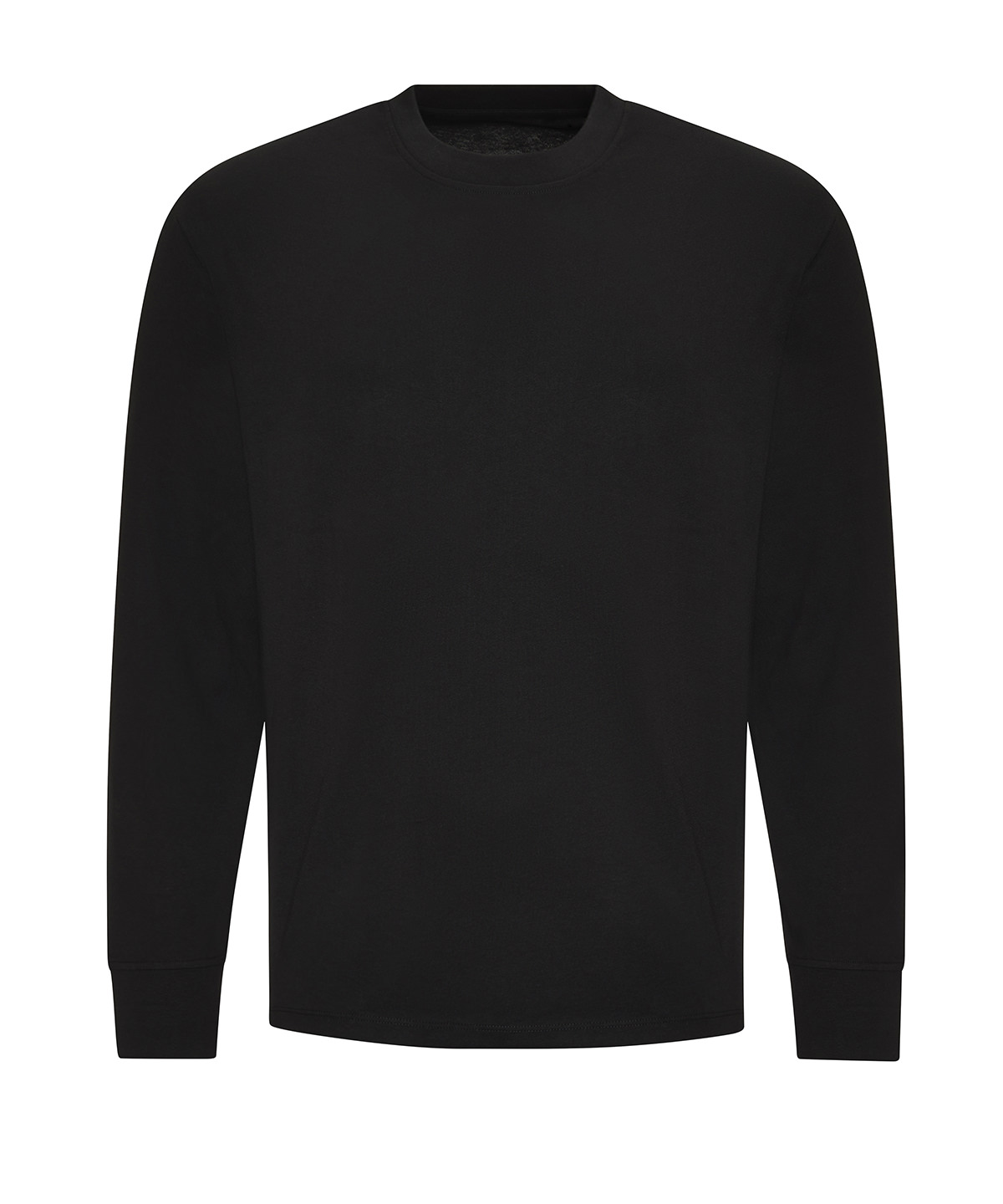 JT019_DeepBlack_FT Oversize 100 long sleeve T - Image 1