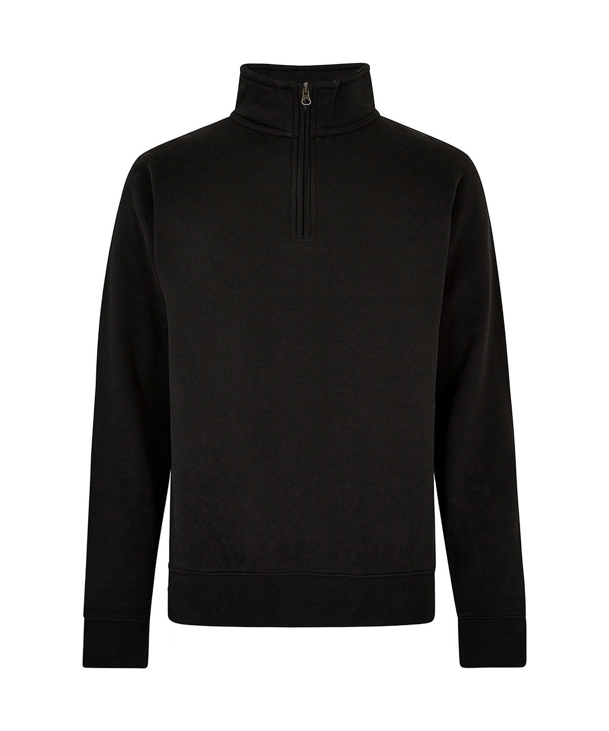 KK335_Black_FT Regular fit ¼-zip sweatshirt - Image 1