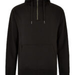 Regular fit 1/4 zip hoodie