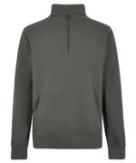 Regular fit 1/4-zip piqué sweatshirt - Image 2