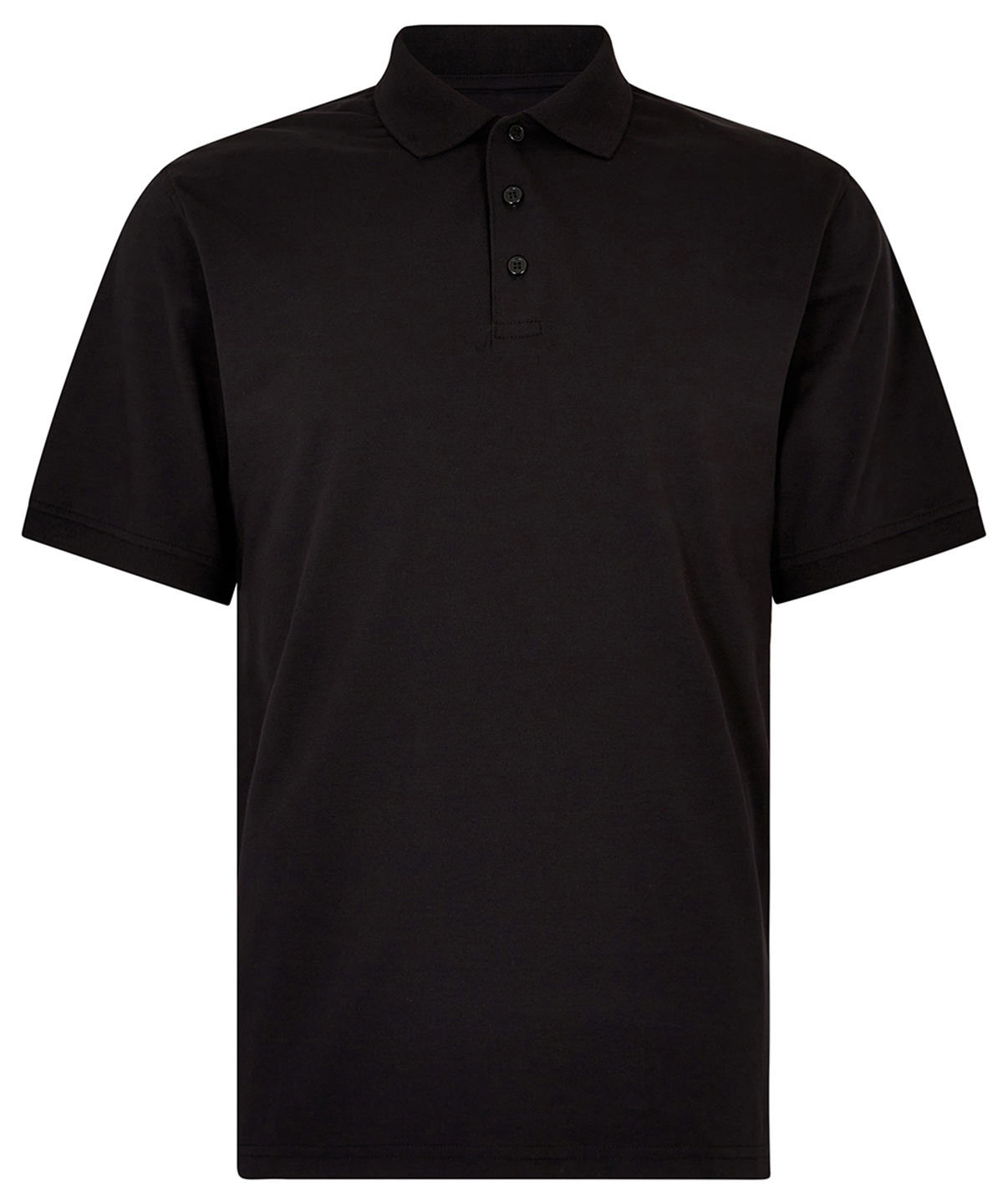 KK412_Black_FT Regular fit Superwash® 60° Jersey polo - Image 1