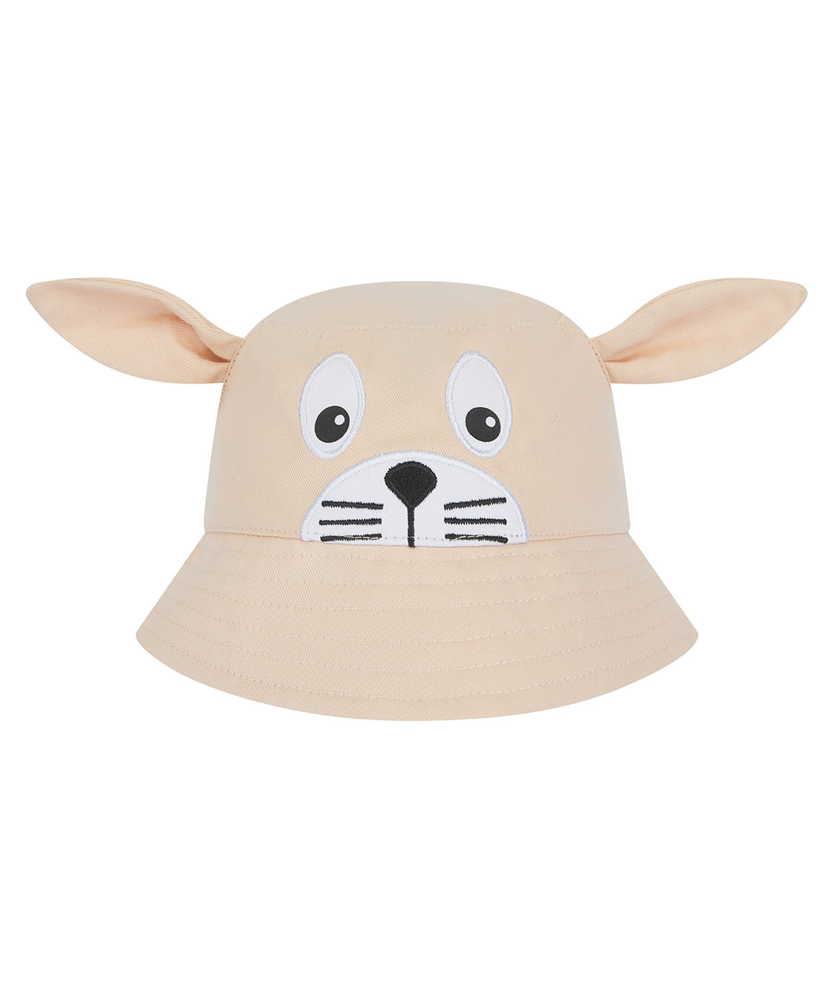 LW93T_LightBrownBunny_FT Character bucket hat - Image 1