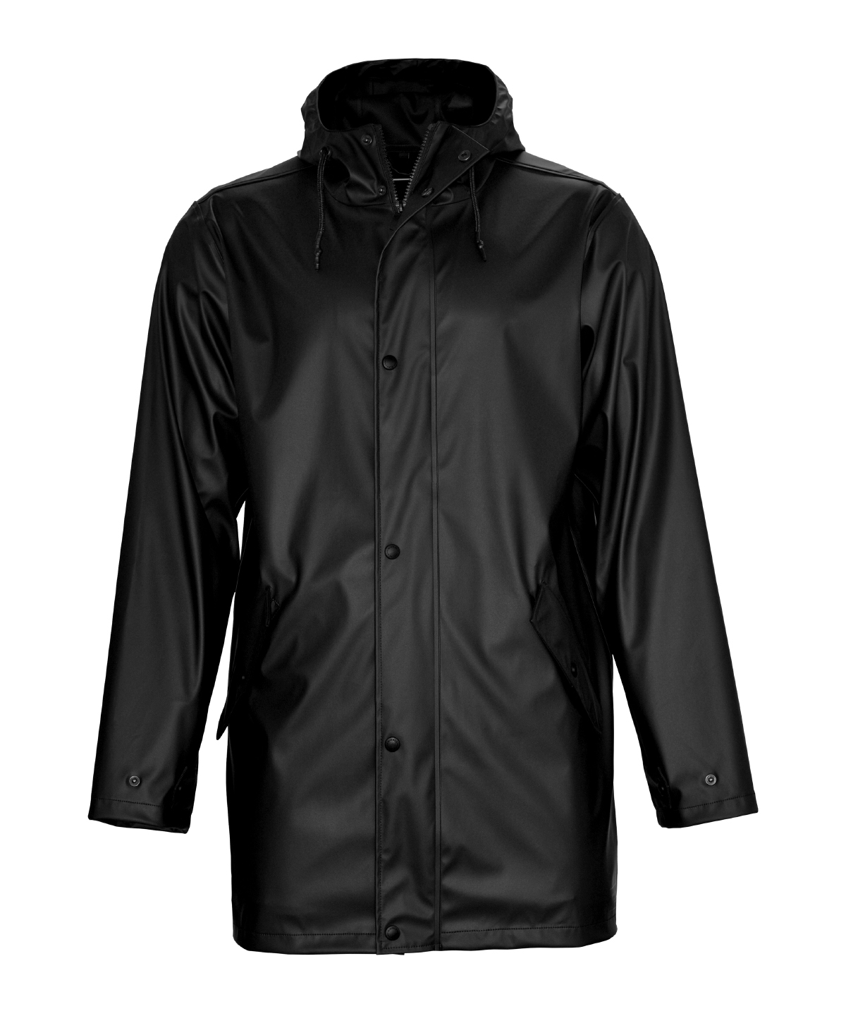 NB129_Black_FT York unisex raincoat - Image 1