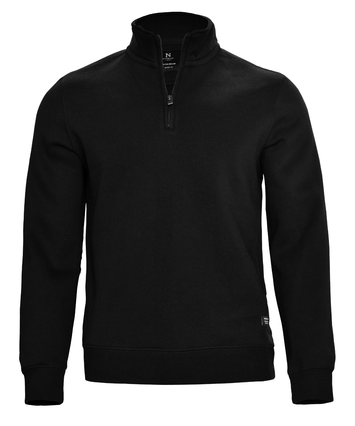 NB130_Black_FT Glendale unisex 1/4-zip sweatshirt - Image 1
