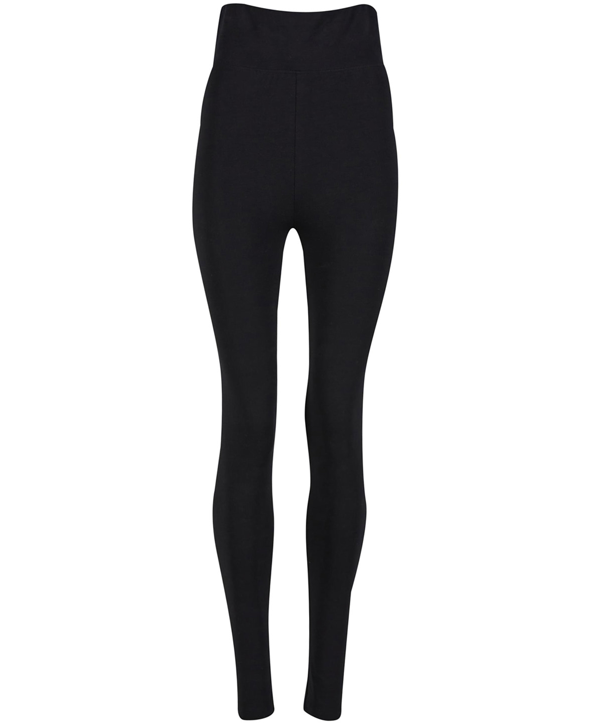 NM047_Black_FT Women’s cotton leggings - Image 1