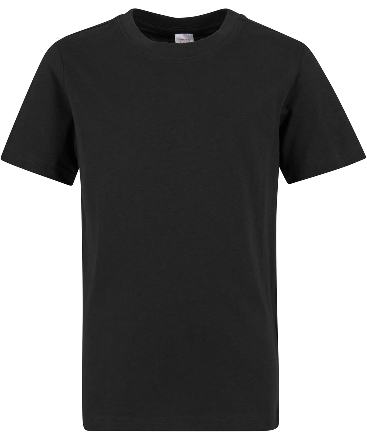 NM38B_Black_FT Kids basic regular fit tee - Image 1