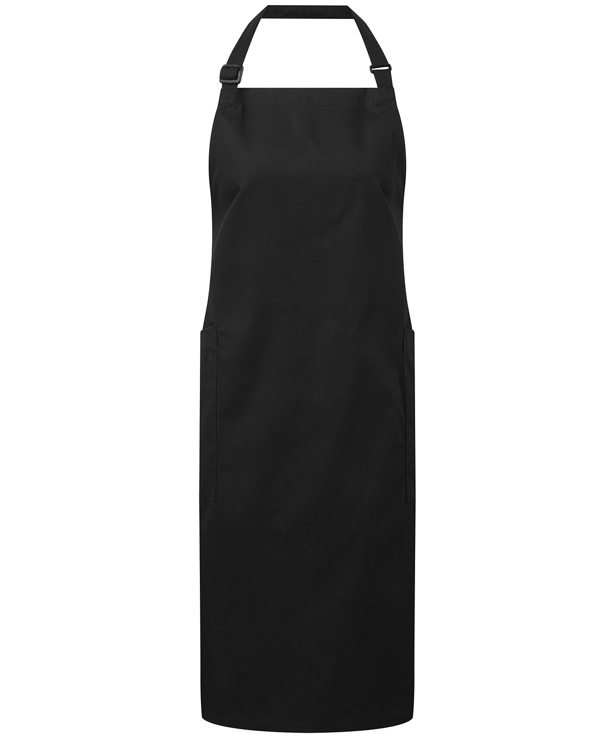 PR120_Black_FT Recycled Polyester & Organic Cotton Apron - Image 1