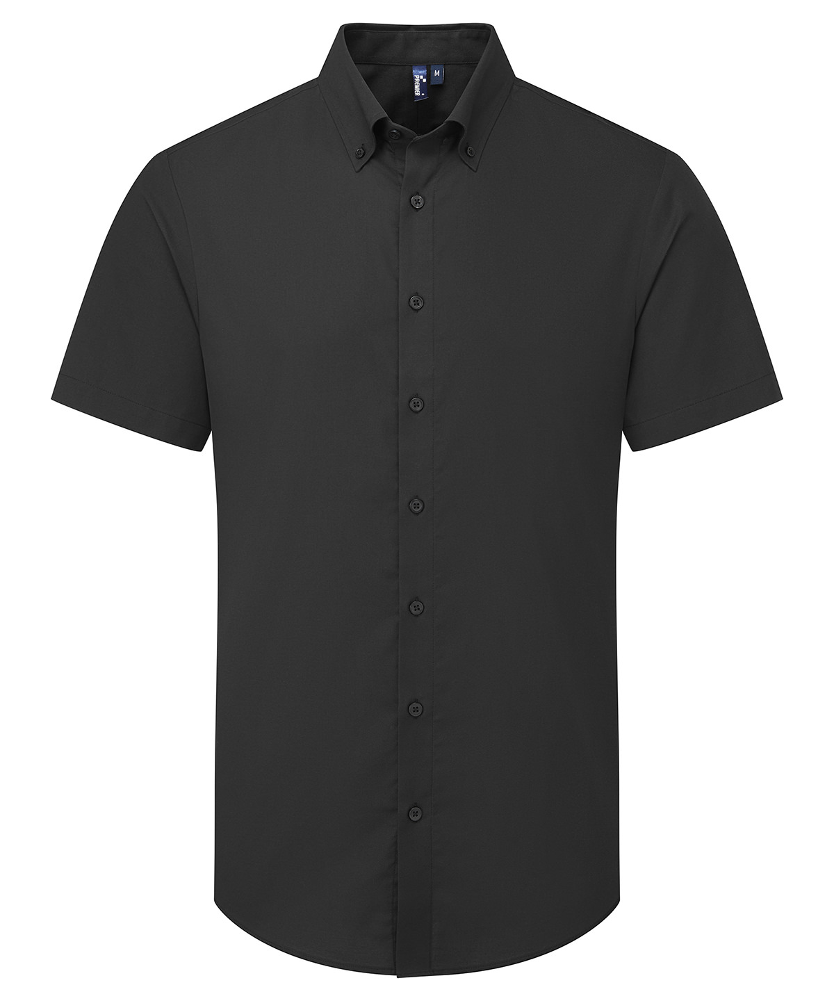 PR286_Black_FT ‘Supreme’ Oxford short sleeve shirt - Image 1