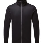 Men's spun dyed sustainable zip-through sweatshirt