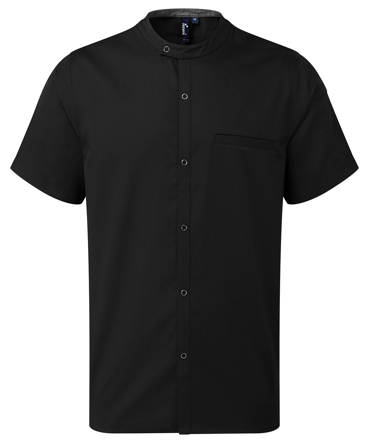 PR904_Black_FT Chef's 'Recyclight' Short Sleeve Shirt - Image 1