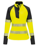 Women’s PW3 Hi-vis ¼-zip sweatshirt (T173) - Image 2