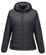 Women’s professional hooded insulated baffle jacket (S613) - Image 2