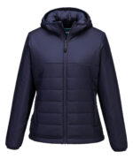 Women’s professional hooded insulated baffle jacket (S613) - Image 3