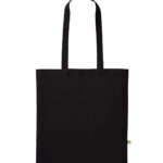 Organic cotton shopper long handle