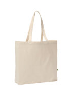 Organic canvas ‘flat base’ landscape shopper - Image 2