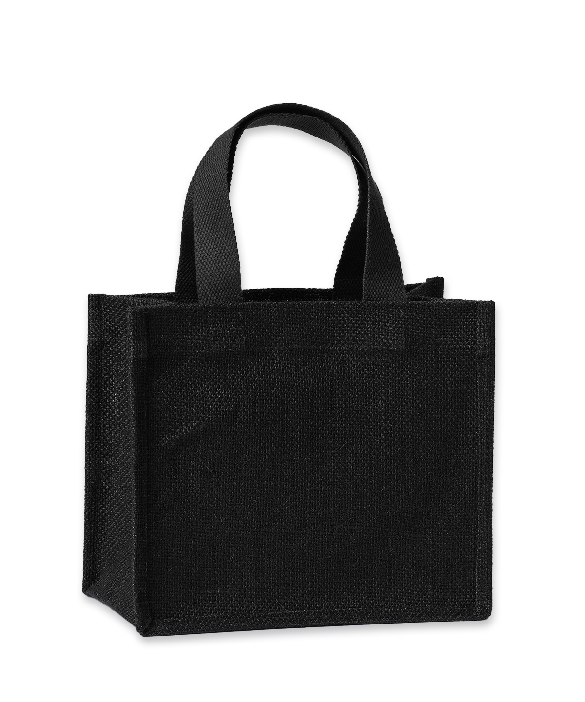 RL200_Black_Black_FT Jute shopper - Image 1