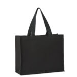 Recycled premium canvas stand-up shopper