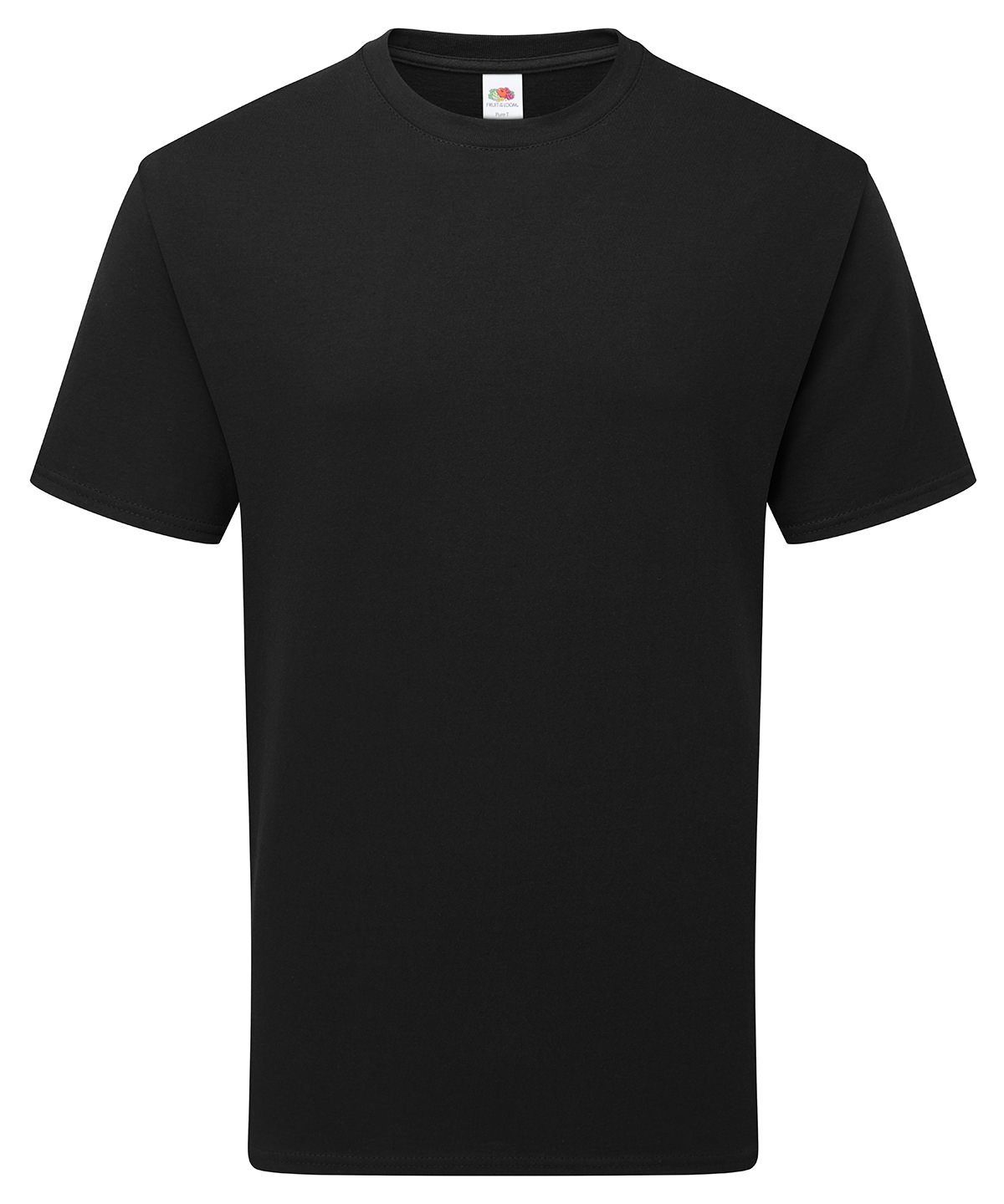 SS035_Black_FT Pure cotton T - Image 1