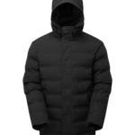 Recycled bonded longline padded jacket
