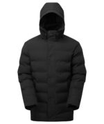 Recycled bonded longline padded jacket