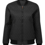 Women's quilted flight jacket
