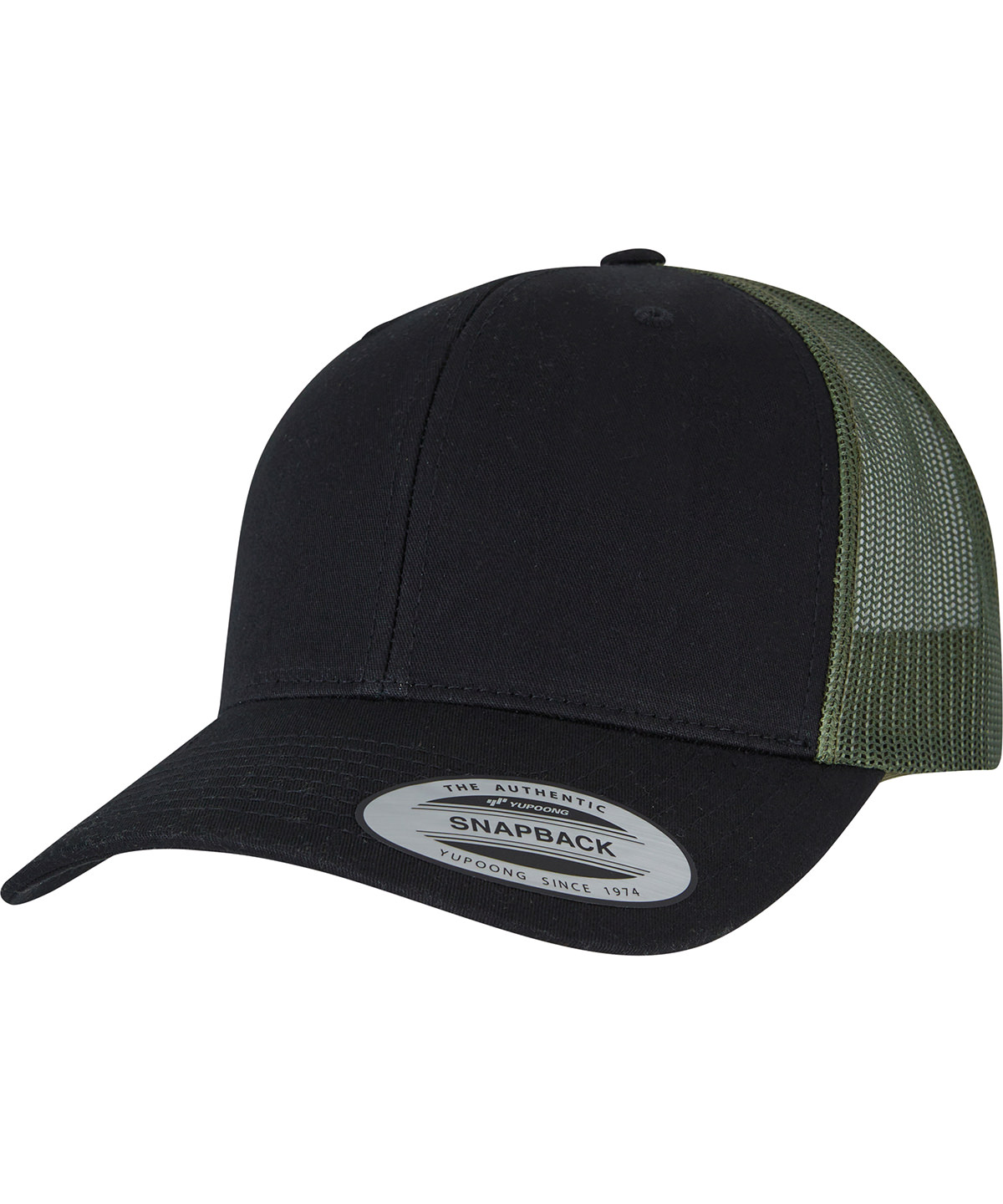 YP237_Black_Loden_FT Retro trucker 2-tone (6606T) - Image 1