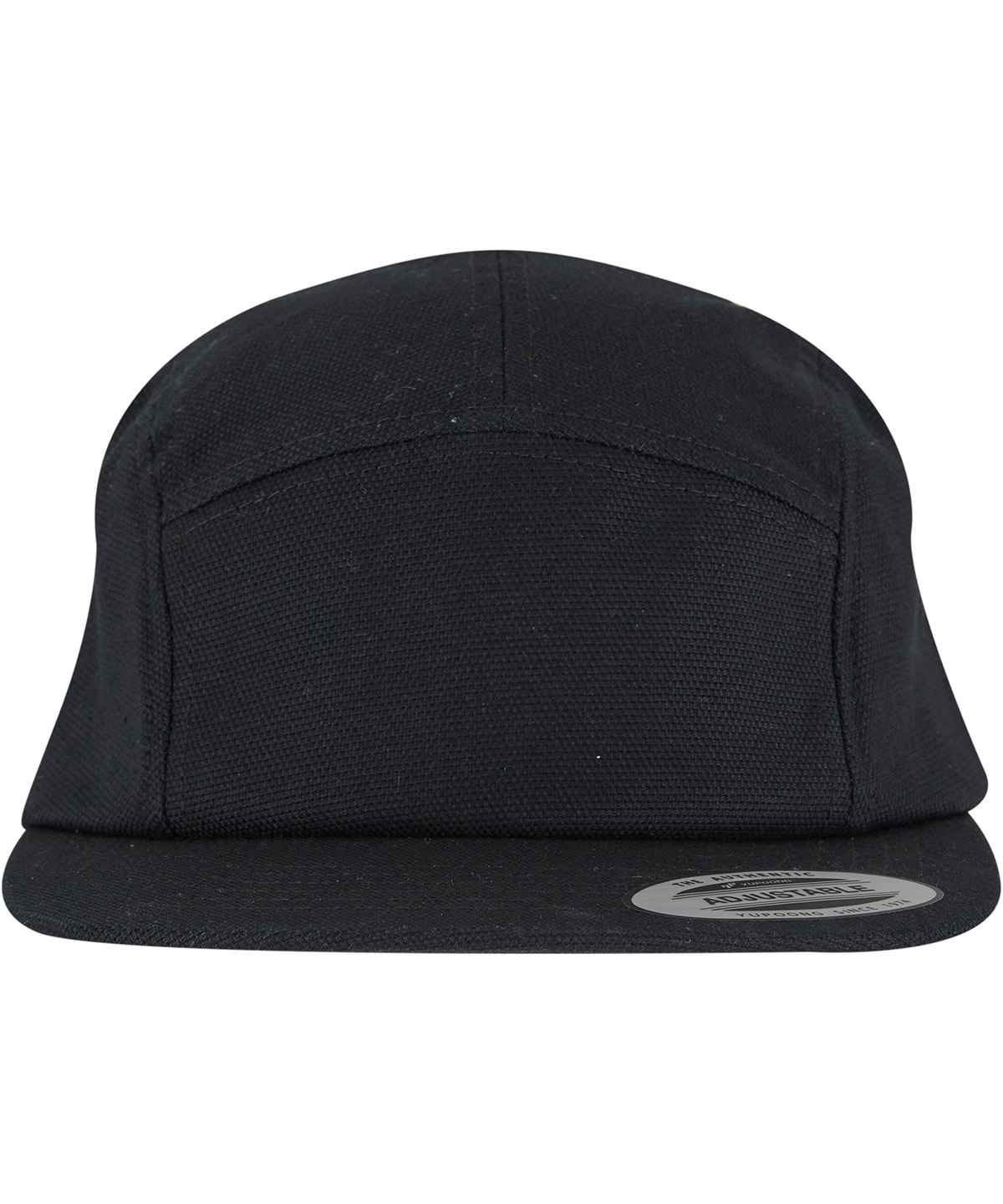 YP261_Black_FT Jockey canvas cap (9297) - Image 1