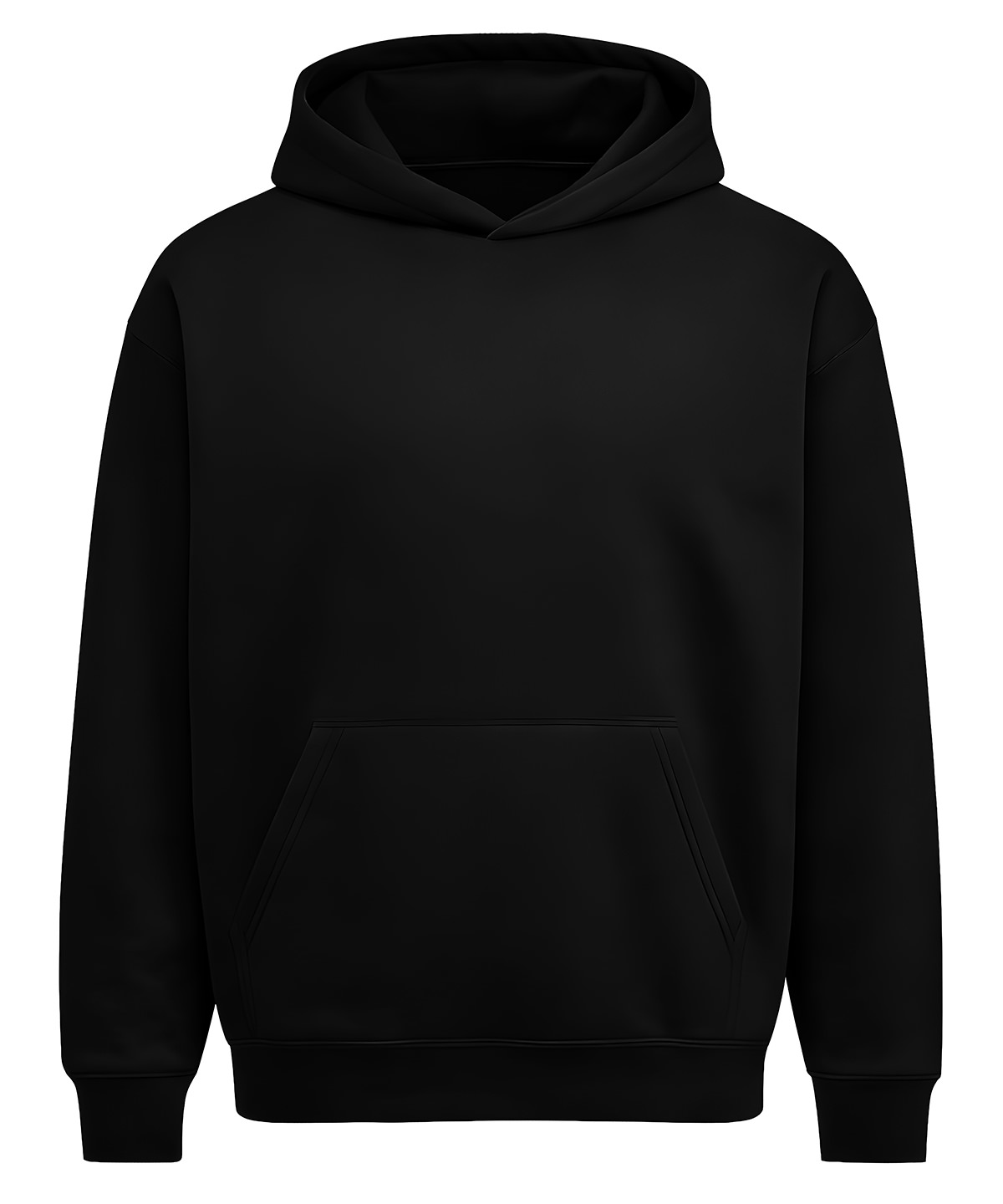 AM201_Black_FT Anthem heavy bass hoodie - Image 1