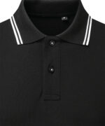 Women's classic fit tipped polo - Image 2