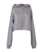 Women's cropped fleece hoodie - Image 5