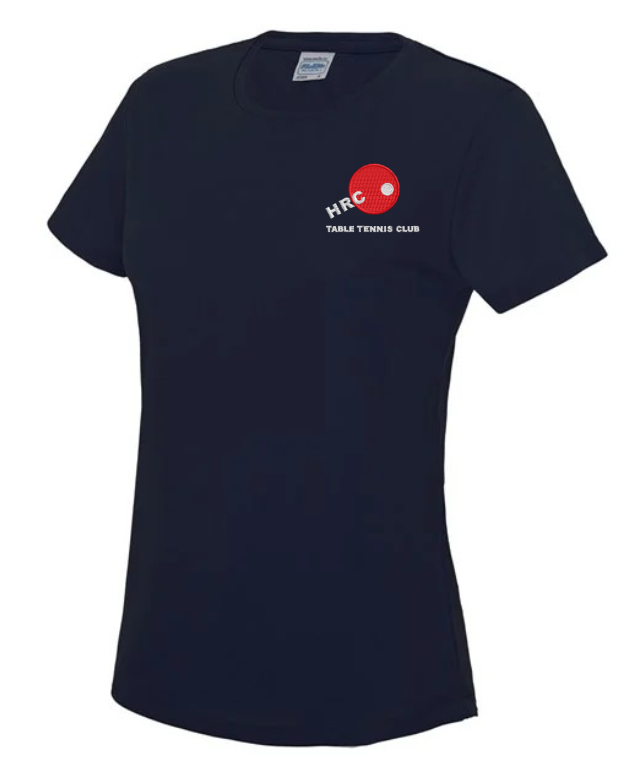 JC005-1.png HRC Table Tennis Club - JC005 Women’s cool T-Shirt - Image 1