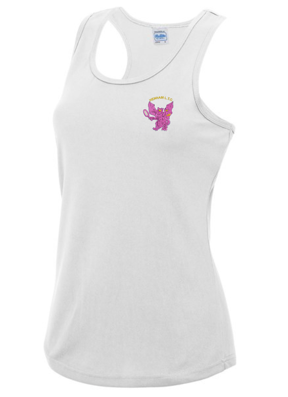 JC015-WHITE.png Henham Tennis – JC015 Women's Cool Vest – *NON REFUNDABLE - Image 1