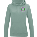 STEBBINS TENNIS - JH01F WOMEN'S HOODIE  –  DUSTY GREEN - *NON REFUNDABLE