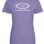 St. Elizabeth’s – LIVE LIFE TEAM – JC005 Women's Cool T-Shirt - Purple***Non Returnable