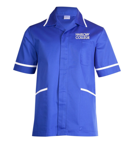 MENS-TUNIC.png Harlow College Male Tunic Royal Blue - UC924 - Image 1