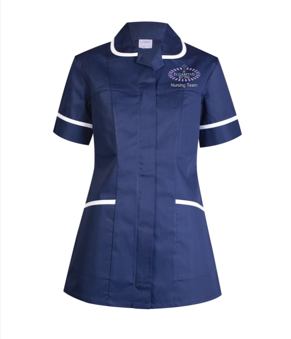 Nursing-Team-Female-Tunic.png St. Elizabeth’s – NURSING TEAM – UC923 Women’s Heavyweight Tunic – Navy ***Non Returnable - Image 1