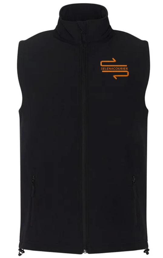 RX550-FRONT.png Selenacourier - RX550 Softshell Gilet - *NON REFUNDABLE - Image 1