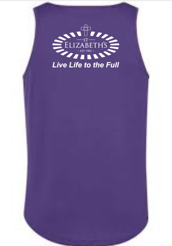 Vest-Back.png St. Elizabeth’s – LIVE LIFE TEAM – JC007 Cool Vest - Purple***Non Returnable - Image 1