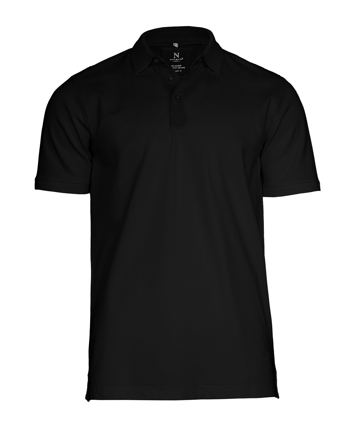 N140M_Black_FT Altavista – tri-blend deluxe polo - Image 1