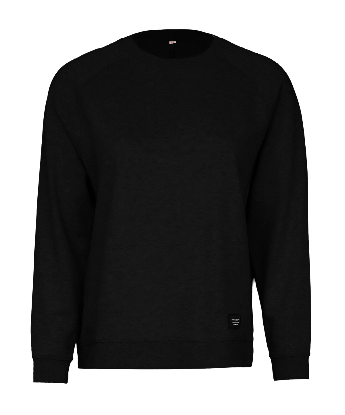 N141F_Black_FT Women’s Georgetown – timeless luxury crew neck - Image 1