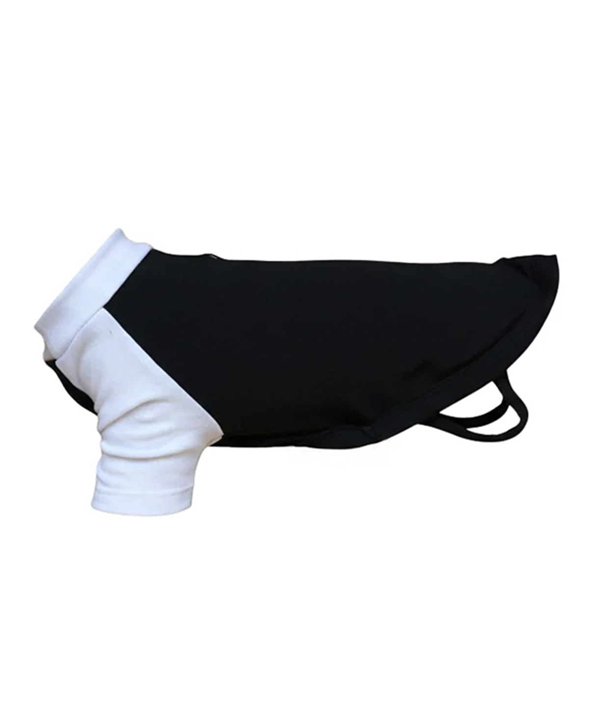 PP001_Black_White_FT Dog’s raglan t-shirt - Image 1